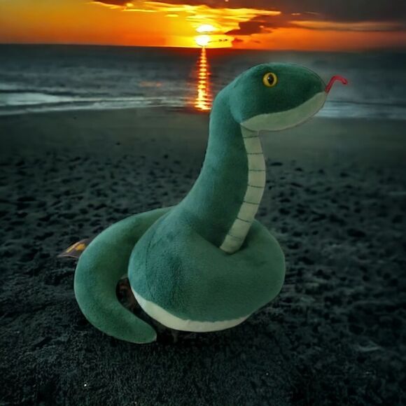 Slytherin Snake Stuffed Animal Harry Potter The Noble Collection Wizarding World - Picture 1 of 16
